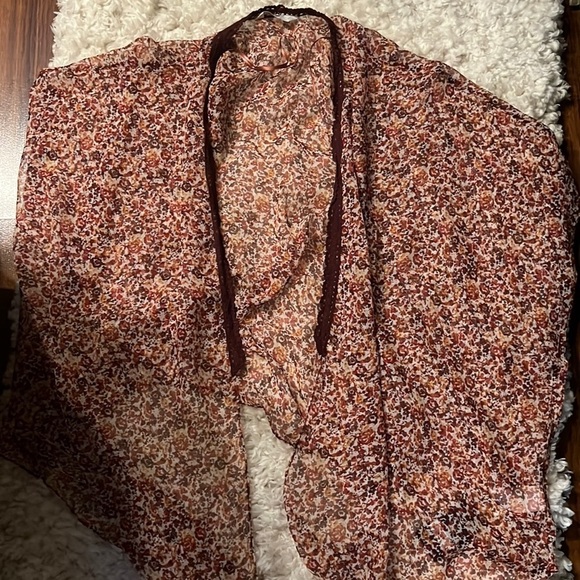Lucky Brand Tops - Nwt lucky brand boho floral kimono